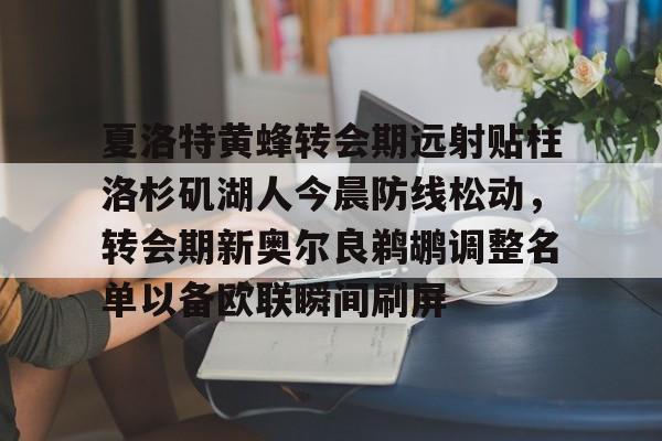 爱游戏体育-夏洛特黄蜂转会期远射贴柱洛杉矶湖人今晨防线松动，转会期新奥尔良鹈鹕调整名单以备欧联瞬间刷屏